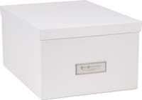 Förvaringsbox Gustav vit Bigso