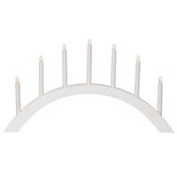 Elljusstake Acca båge 7 LED vit