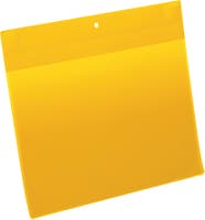 Plastficka Plus A4L magnet gul 10 st/fp