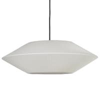 Taklampskärm Pollux D58 plisserad off-white