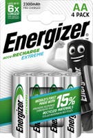 Energizer Extreme Laddningsbara Batterier AA 4-pack 2300 mAH