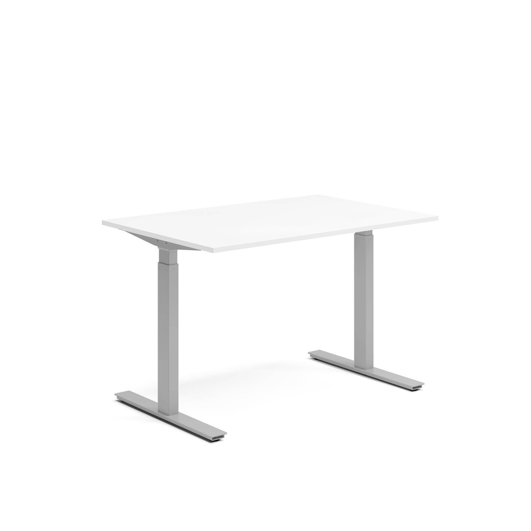 Höj- och sänkbart skrivbord Ergofunk Smart 1200 x 800 mm Silver-underrede