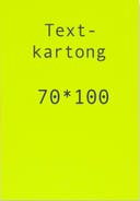 Kartong 70x100 cm fluor gul 5-pack