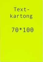 Kartong 70x100 cm fluor gul 5-pack