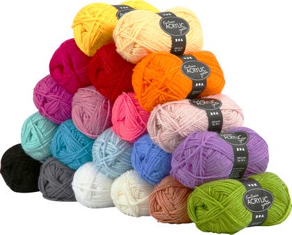 Akrylgarn Fantasia mix 20-pack