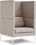 Fåtölj Bergamo tyst/hög grå