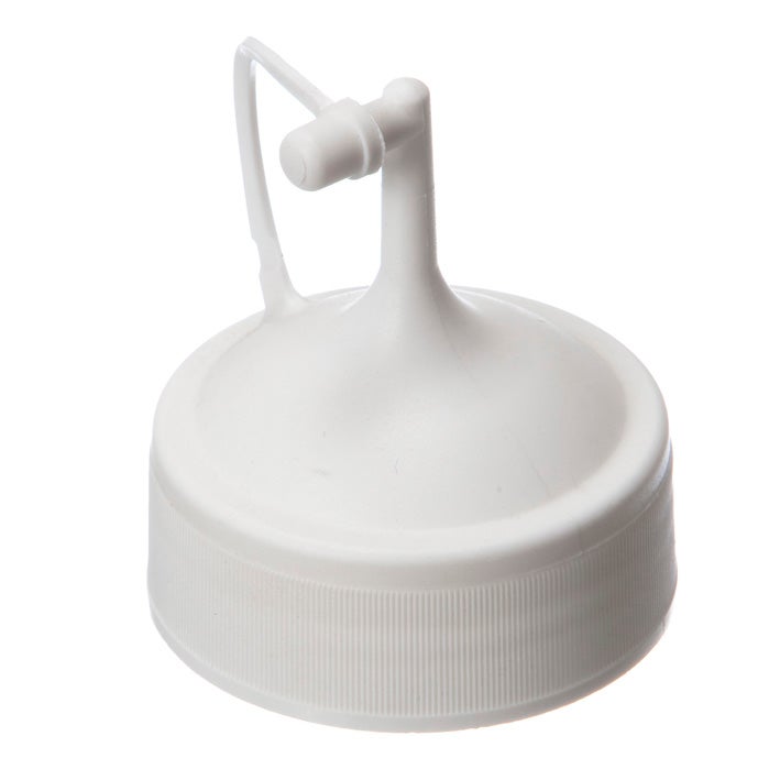 Lock med pip vit  för 0,5 L doseringsflaska