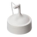 Lock med böjd pip vit för 0,5 L doseringsflaska