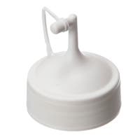 Lock med böjd pip vit för 0,5 L doseringsflaska