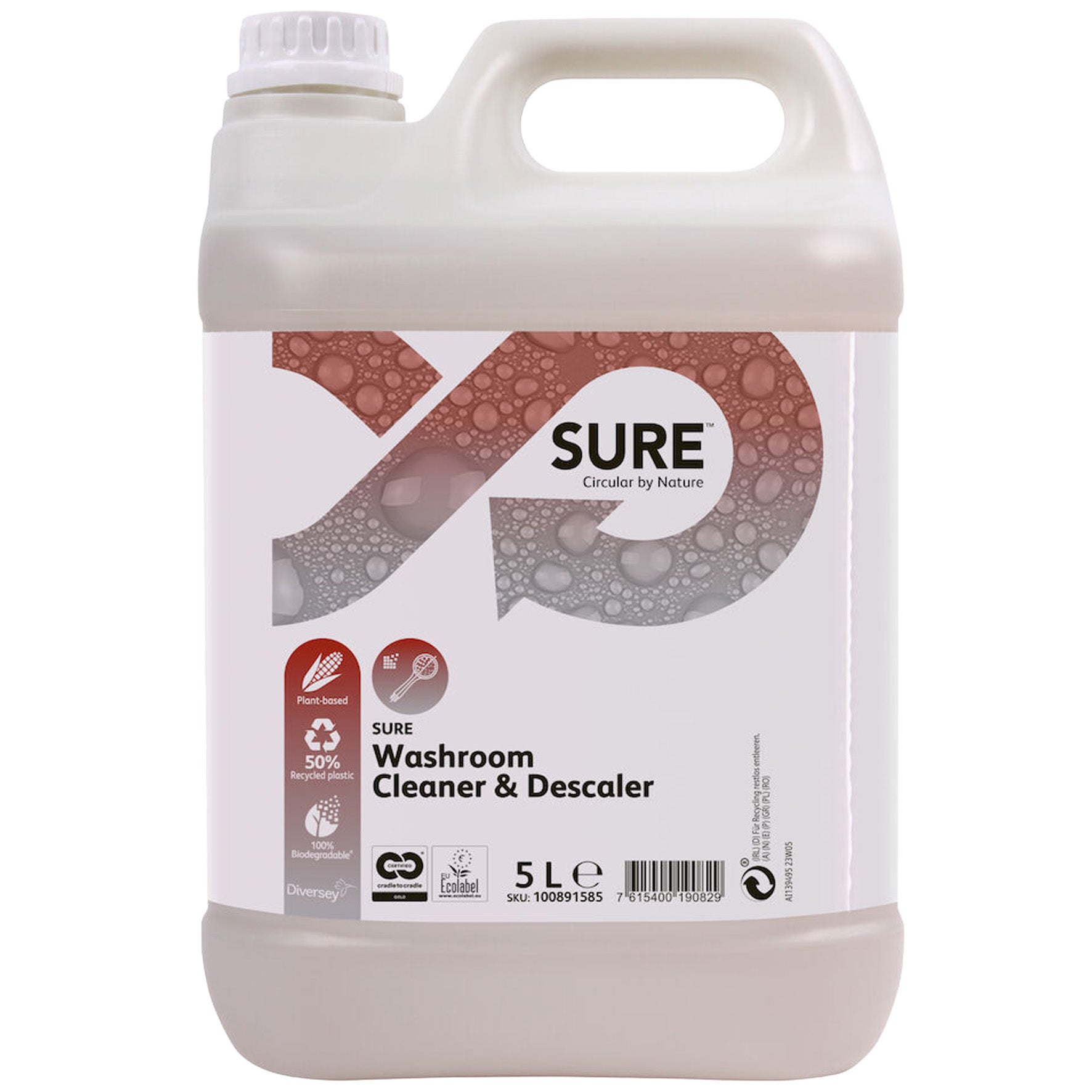 Sanitetsrengöring SURE Kalkbort 5 liter