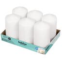 Blockljus 8x15 cm vit