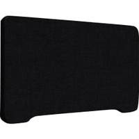 Bordsskärm Edge 1200 x 400 mm svart