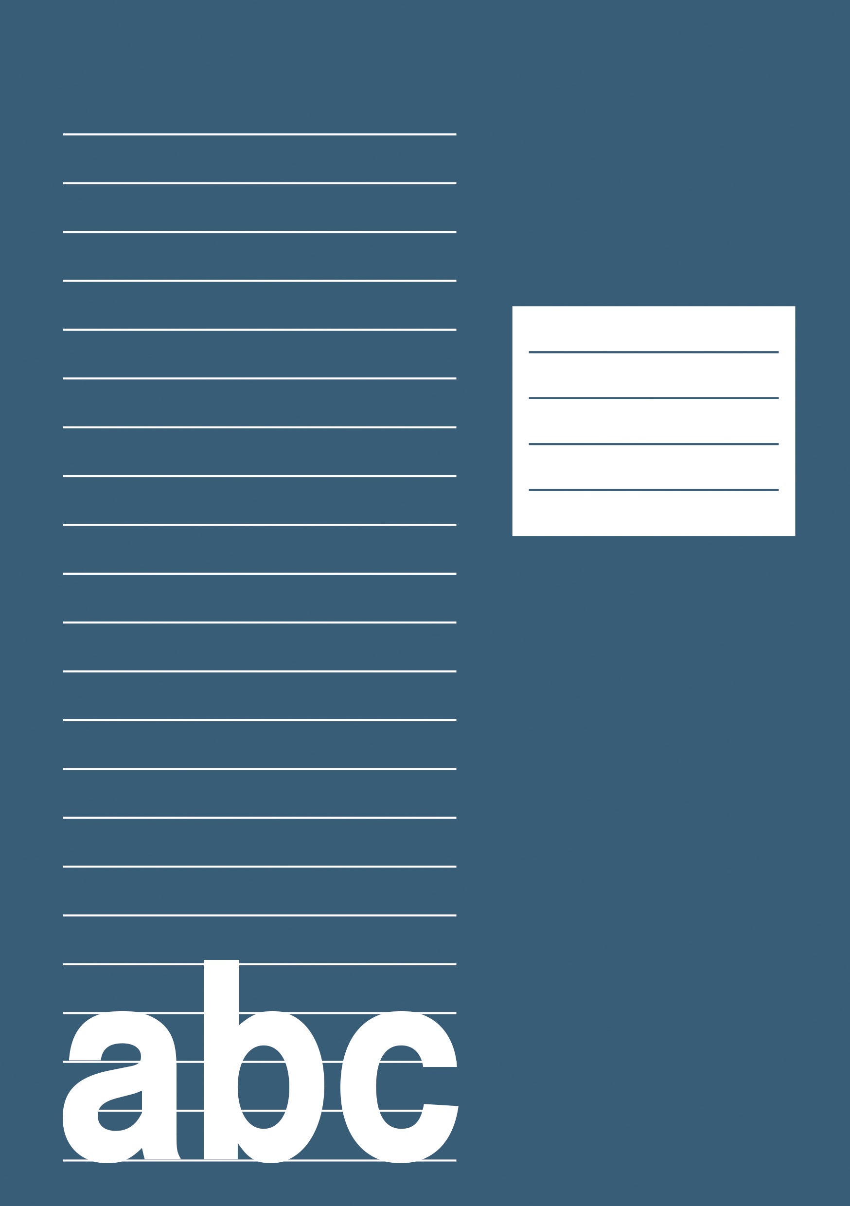 Skrivhäfte A5 linjerat 8,5mm