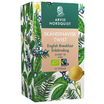 Te Eko English Breakfast Enbärsskog svart te 25 st/fp