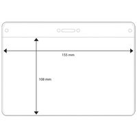 Plastficka A6 liggande