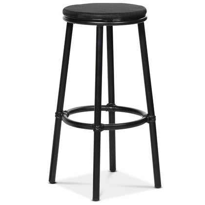 Barstol/pall Grasse textilene svart