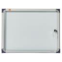 Anslagstavla låsbar tunn 2x A4 magnetisk