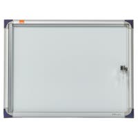 Anslagstavla låsbar tunn 2x A4 magnetisk