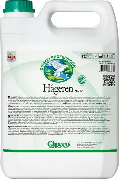Allrengöringsmedel Hågeren Allrent Gipeco
