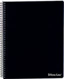 Kollegieblock PP A4 linjerat svart