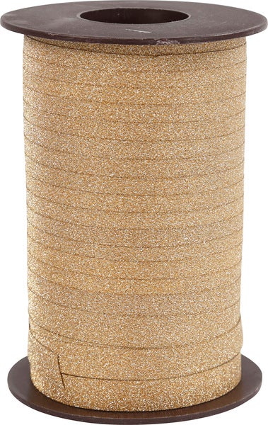 Presentband Glitter 100m guld
