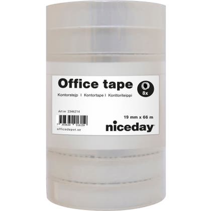 Kontorstejp Niceday 66mx19mm 8/fp