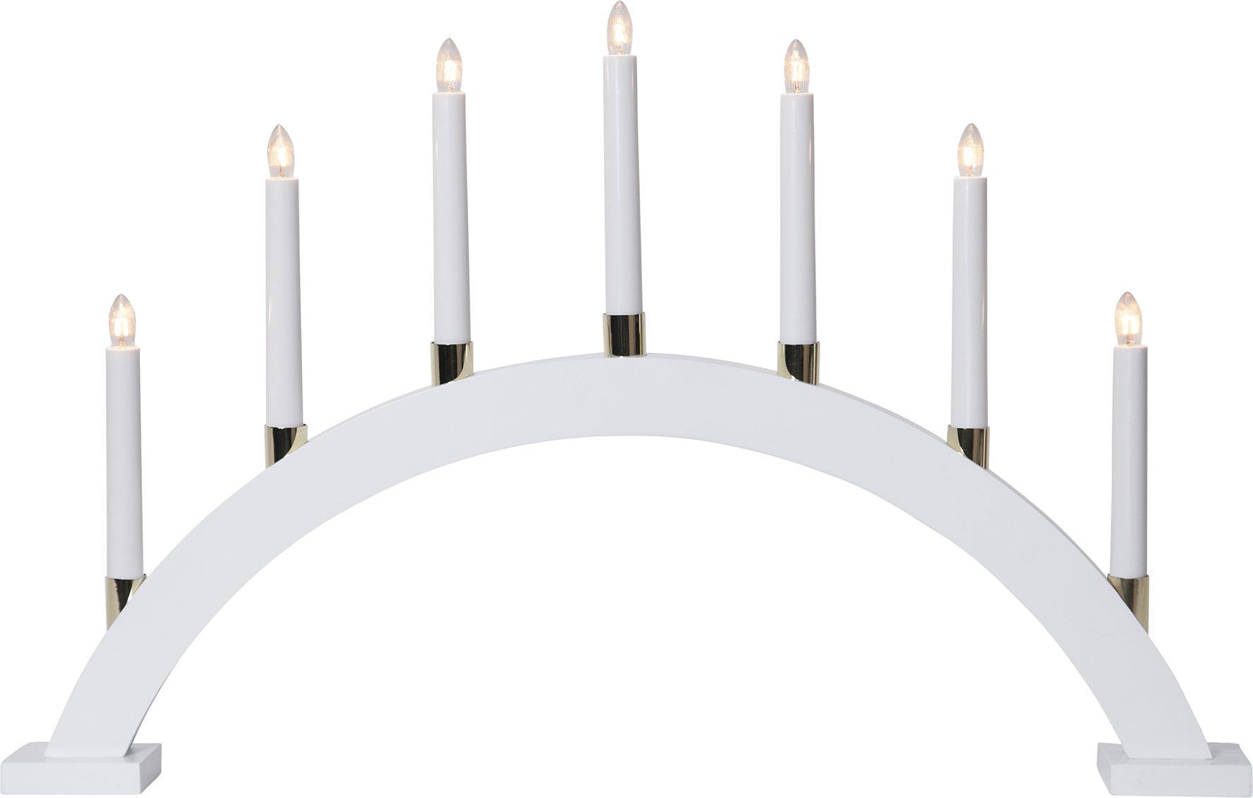 Ljusstake Gillian vit