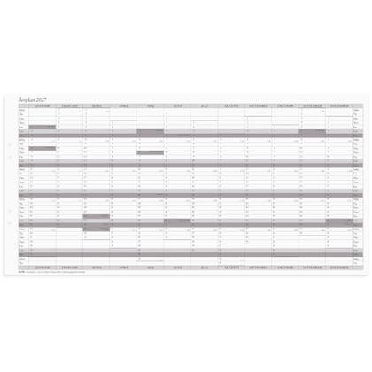 Väggkalender 2027 Årsplan 5/fp