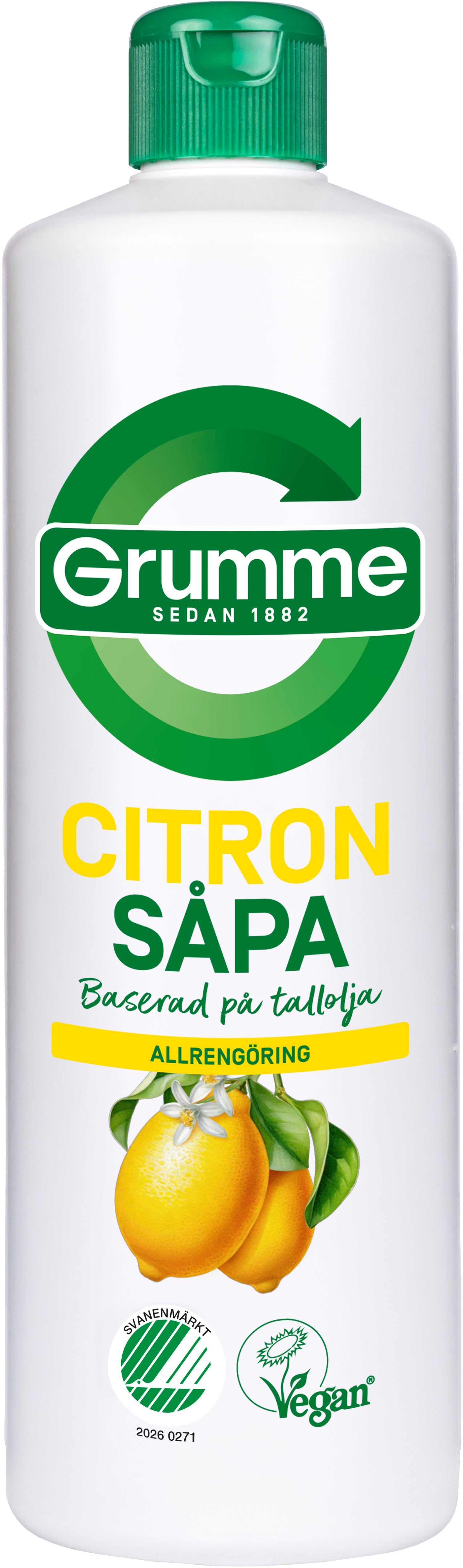 Såpa Citron Grumme 750 ml