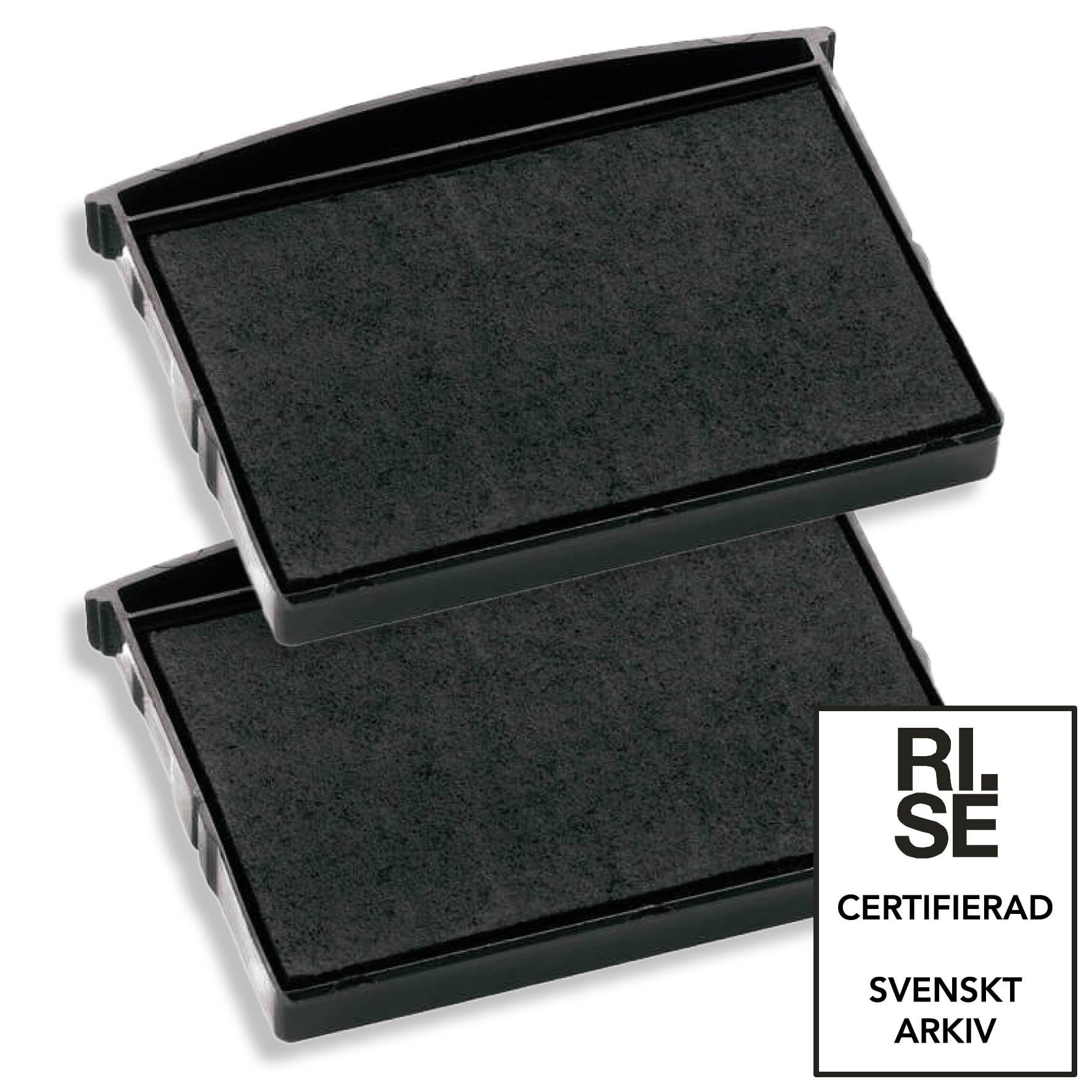 Dynkassett Colop E/2600 svart 2 st/fp