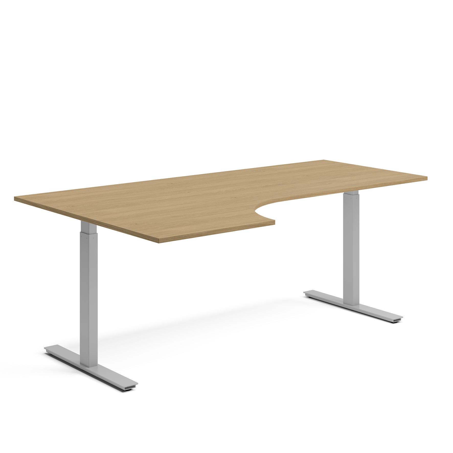 Skrivbord el Ergofunk Smart 800x2000x1200x600 mm Vänstersvängt