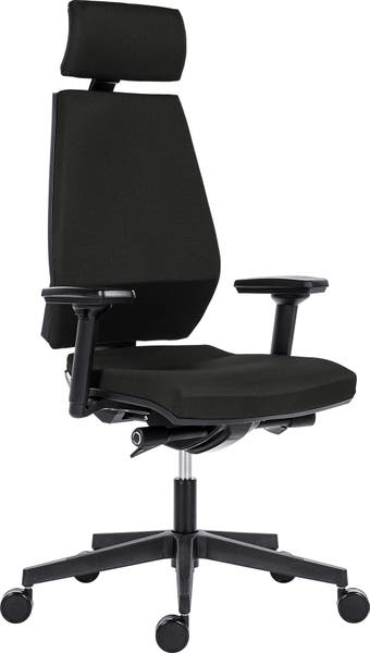 Kontorsstol Marseille svart