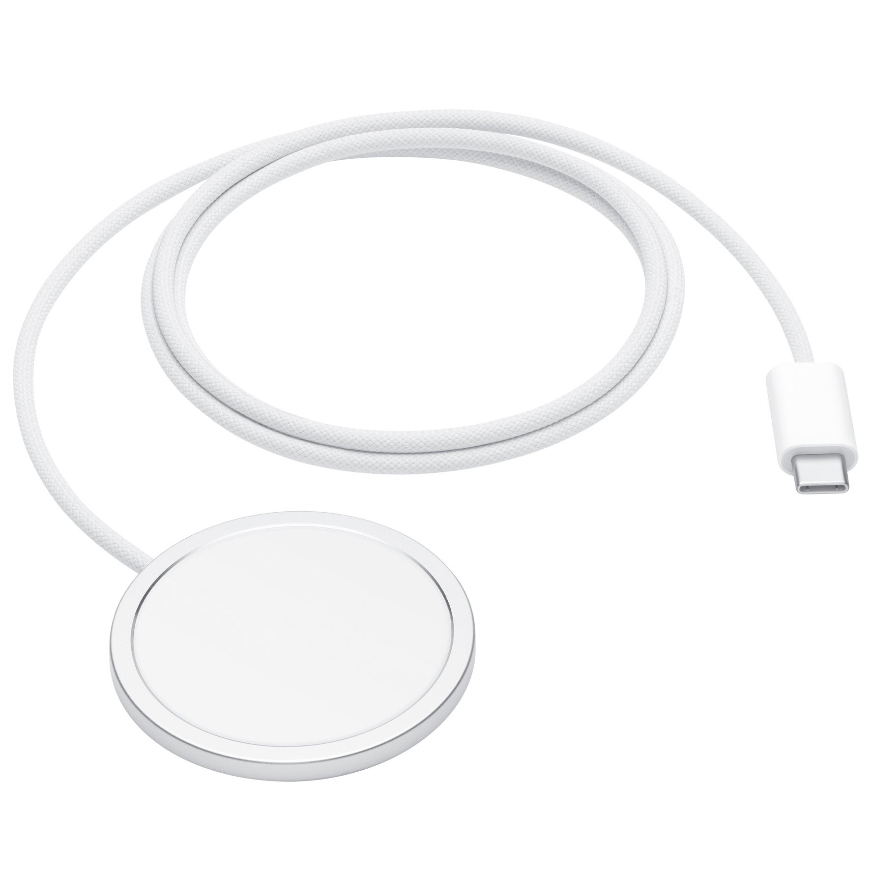 Trådlös laddare USB 1 m vit