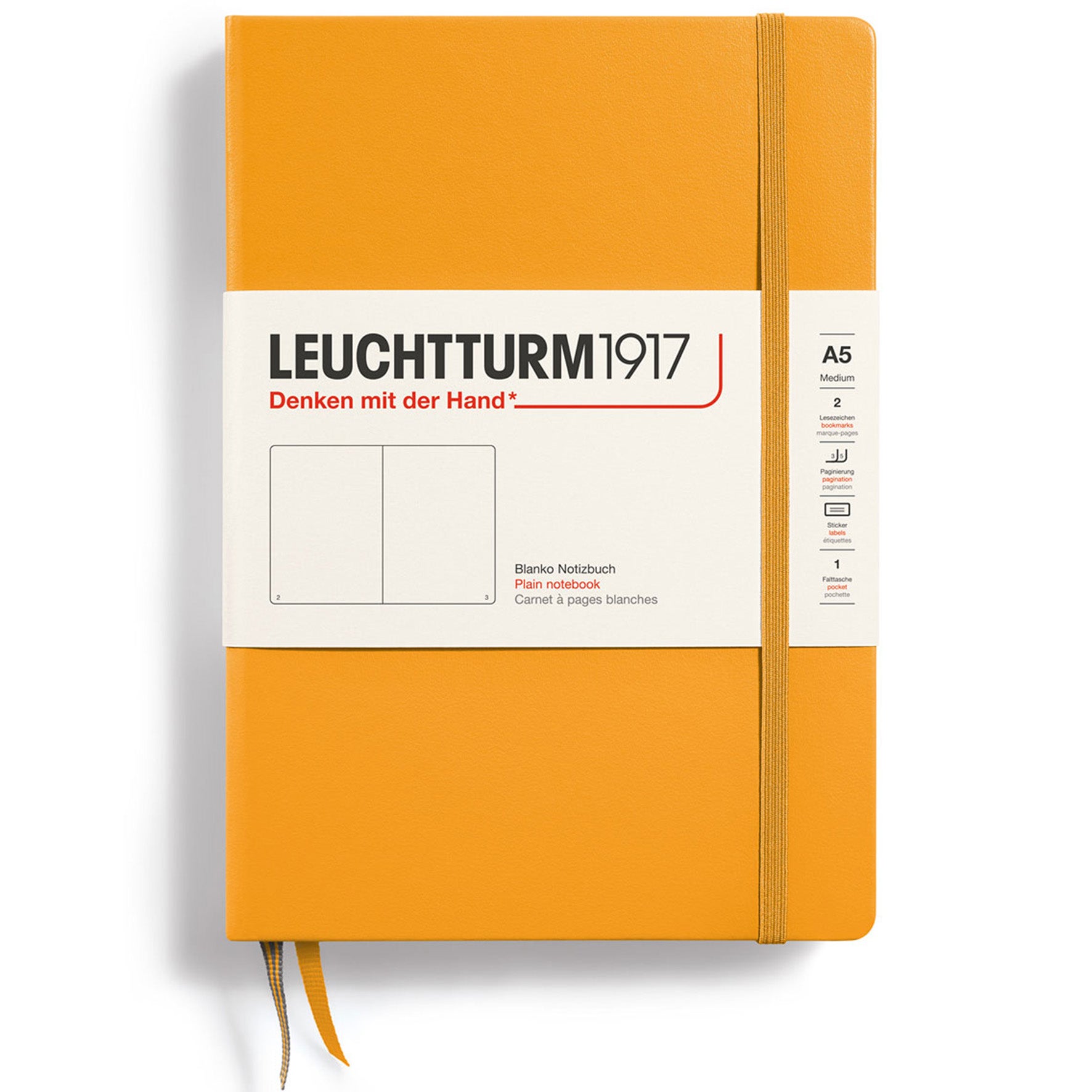 Anteckningsbok A5 blank Rising sun