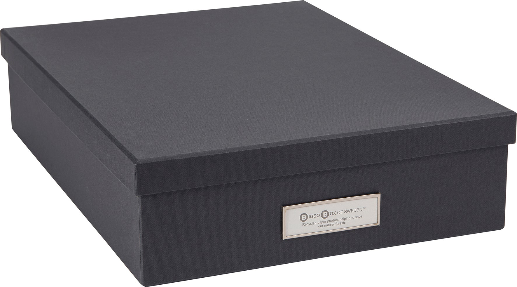 Föravaringsbox / Brevbox Bigso Oskar A4 grå