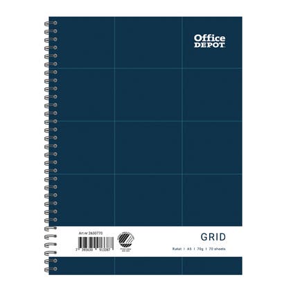 Kollegieblock Office Depot 70g 70blad rutat