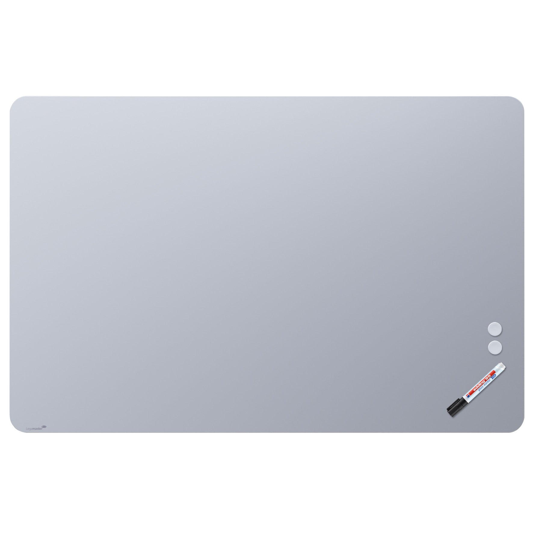 Glastavla matt rundade hörn 100x150 cm Chilly Lake