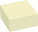 Notiskub Mini 50x50mm gul