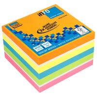Notiskub Info Power 75x75 mm 450 blad neon