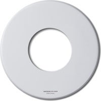 Lock cirkelformat hål 180 vit