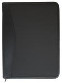 Konferensmapp med dragkedja svart