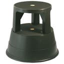 Stegpall 39 cm plast svart
