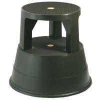 Stegpall 39 cm plast svart