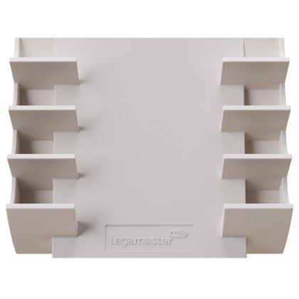 Pennhållare glastavla warm grey