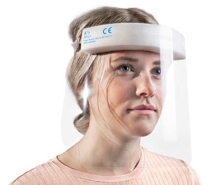 Ansiktsvisir Stellan för flergångsbruk