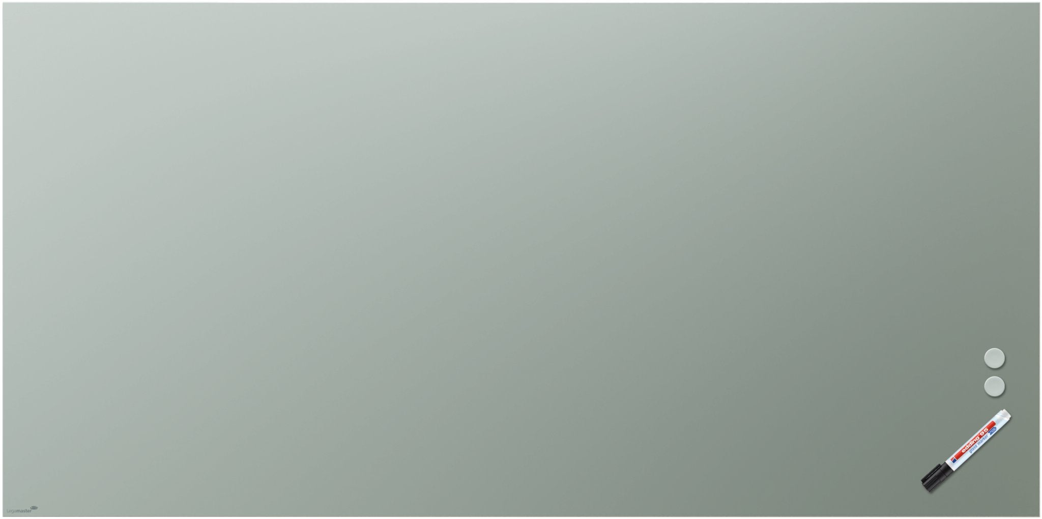 Glastavla matt 100x200 cm sage green