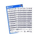 Etikett 5mm 00–99 252/fp