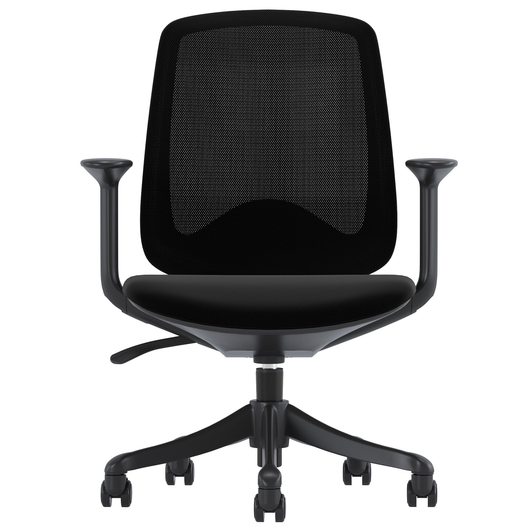 Kontorsstol Caen svart