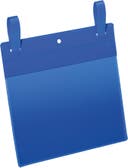 Plastficka A5L med fästband blå 50 st/fp