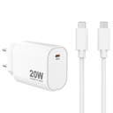 USB-C laddare 20W + USB-C-kabel